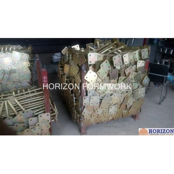 Threaded Screw Jack Base and U-Head dia 38mm for Adjusting Scaffolding Height