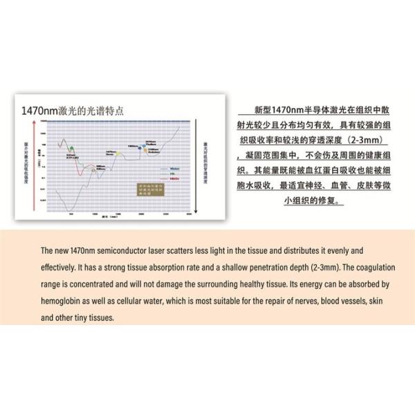 Больничная машина для удаления сосудов с диодным лазером 980 1470 Нм