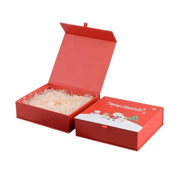 Boîtes cadeaux de fête en carton rigide imprimé sur mesure