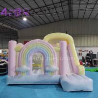 Commercial Rainbow Bounce House Combo