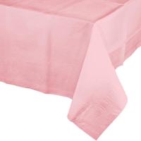 GV cor-de-rosa de Airlaid das toalhas de mesa do papel do partido de 2.41*1.37m habilitado