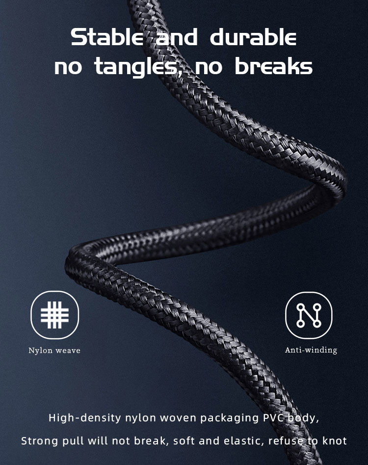 PD 60W Nylon Braided Lightning Cable Fast Charging 4 In One USB Cable