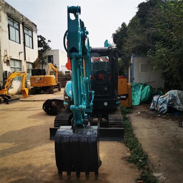 SK55SR Excavadora Crawler Kobelco Mini Excavadora de 5 toneladas com sapatos de borracha em Xangai