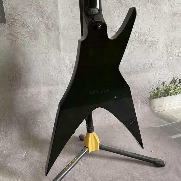 Custom 7 Strings Bird of Prey Neck Inlay Special Body Green Burst Flamed Maple Top Electric Guitar