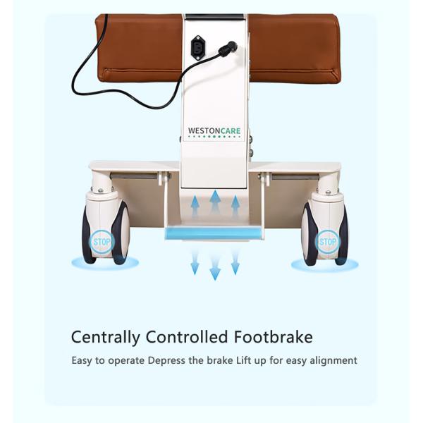 Chaise d'infirmière pliante multifonctionnelle avec hauteur et accoudoirs réglables