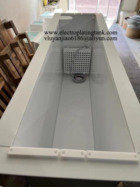 2000*500*1000MM Inner PTFE Outside Stainless Steel Electropolishing Tank With PTFE Heater