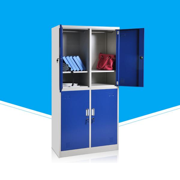 Alloy Aluminum Handle 4 Door Steel Locker For Gym Use