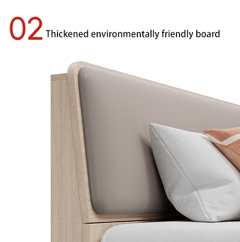 customization Single Apartment Bed, Homestay, Stable Slab Bed with Charging Port Design,Bed Head Soft Package, Modern Bed