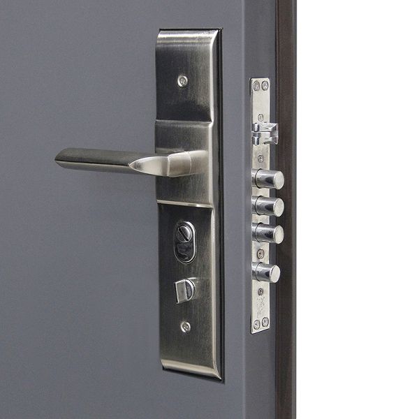 Modern Steel Exterior Iron Security Doors For Commercial Properties