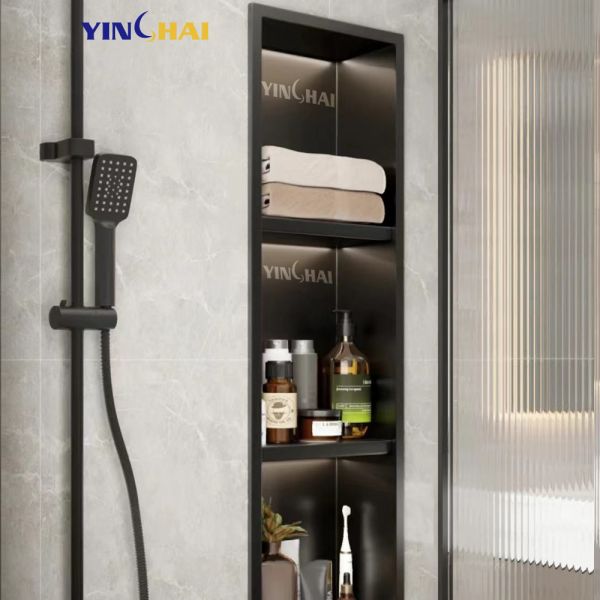 Bathroom Stainless Steel Wall Niche Wall Mounted Easy Installation Customization