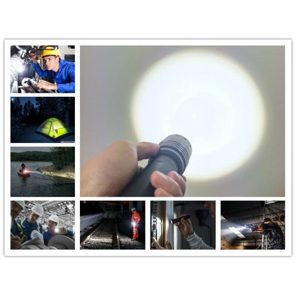 Indoor Outdoor Heavy Duty Adjustable Focusing LED Flashlight IP64 Waterproof