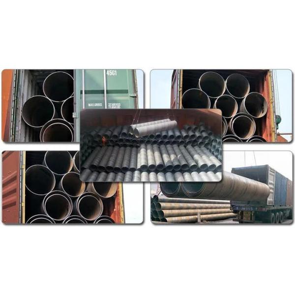 Прямой шов К195 сварил стальную трубу большого диаметра водопроводной линии ЛСАВ углеродистой стали