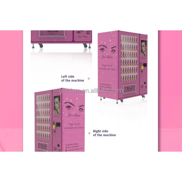 Zhongda Customize Design Vending Machines Makeup Tool Lashes Hair Bundle Vending Machine