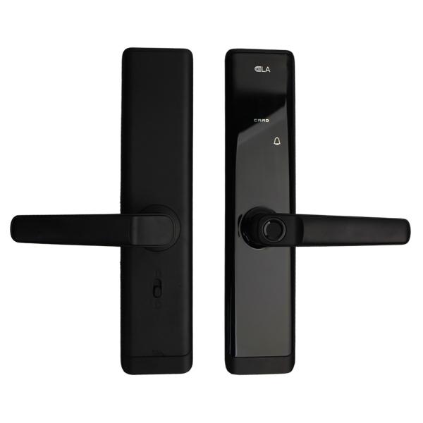 Биометрический жилой электронный замок Черный дом / Домашний замок отпечатков па