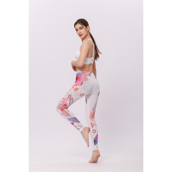 Ladies Patterned Yoga Pants Breathable Quick Drying Women's Slim Fit Sweatpants