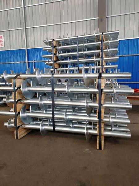 Solar Panel Mounting Foundation Use Steel Structure Helical Drilling screw pile anchors