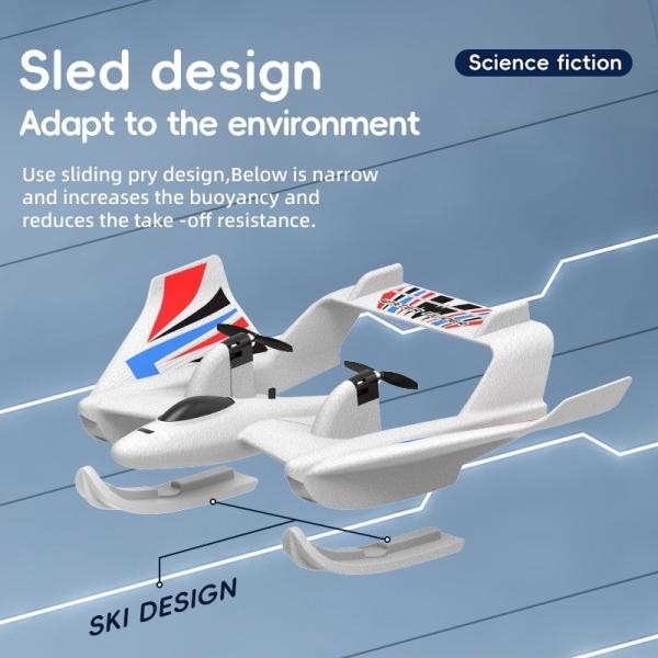 3 In1 Foam Electric Model Toy RC Hydroplane Plane Toys Jet Fixed Wing Remote Control Glider Indoor-Outdoor Stunt RC Plane