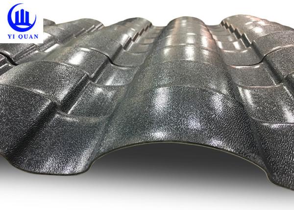Impact Resistant Plastic Corrugated Roofing Sheets For Bus Station Villa Park