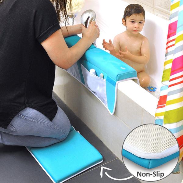 Foldable Baby Bath Kneeler , Comfortable Extra Long Bath Kneeling Pad