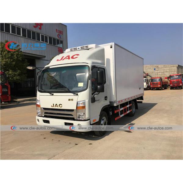 Тележка коробки холодильника JAC 4X2 5T для транспортировать замороженных рыб