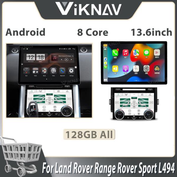 Viknav Car Radio For Land Rover Range Rover Sport L494 (2013-2017) 13.6 inch Android Autoaudio GPS CarPlay