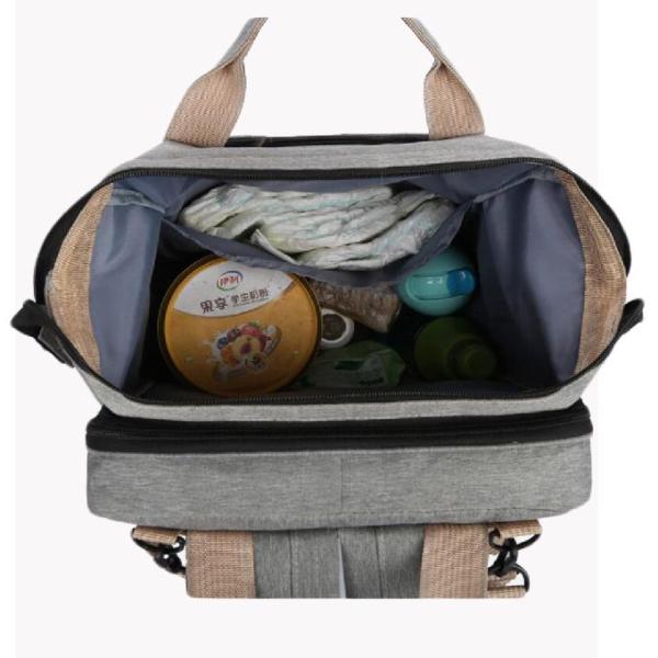 El múltiplo embolsa la bolsa de pañales plegable de nylon de la momia del pesebre 20L