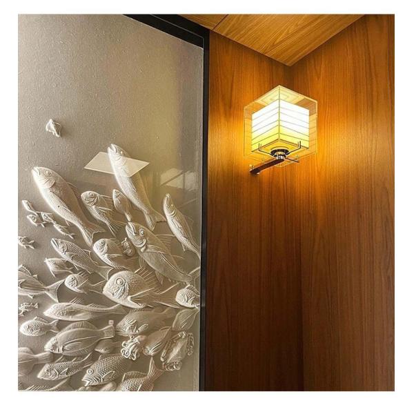 JYLIGHTING Designer Japanese minimalist living room bedroom bedside wall lamp hotel and homestay study creative atmosphere glass desk lamp Modern Wall Light