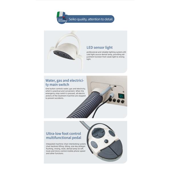 Electricity Dental Chair Stomatology Equipment With Water Purification System