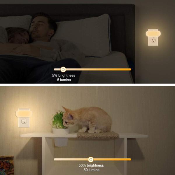 12pcs Led  AC110V Children'S Plug In Night Light / Amber Led Night Light