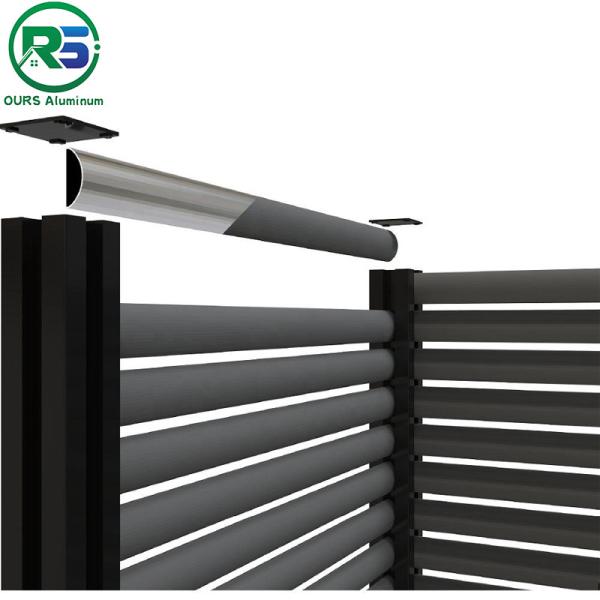 Rose Gold Color And Black Contemporary Aluminum Fence of Aluminum Product Thickness 20MM
