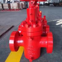 4000 psi API 6A Oil And Gas Gate Valves Manual / Hydraulic Sulfur Resistance