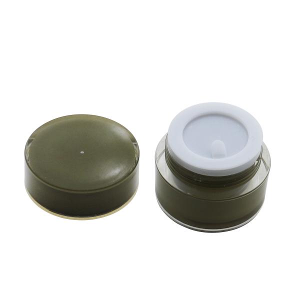 Customize Plastic Cosmetic Cream Jar 10g 20g 30g 50g Double Layer Acrylic Face Cream Jar