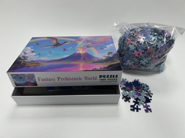 1000-Piece Custom Printed Jigsaw Puzzle for Educational Play