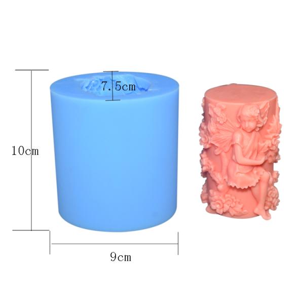 Handmade подгонянное дружелюбное прессформы 3D Eco свечи силикона