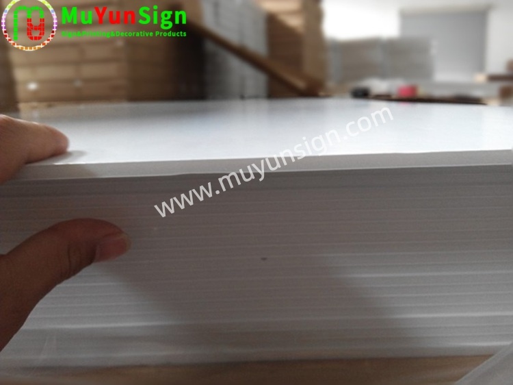 High-Density Paper-Faced Foam Core Board – Multi-Thickness (3mm/5mm/10mm) White PS Board for Digital UV Printing, Framing & Display Racks