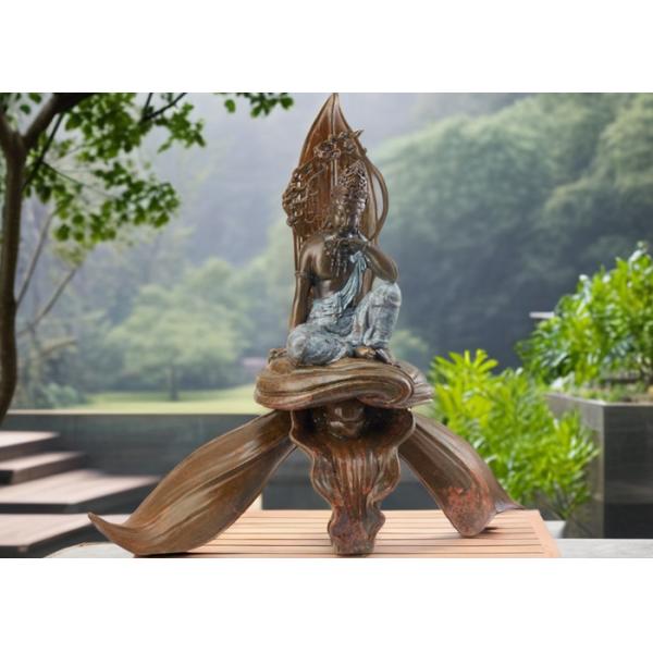 Статуя Будды из античной латуни Коллекционная Статуя Будды из античной латуни Скульптура Будды из меди Металлические произведения искусства Бронзовое литье