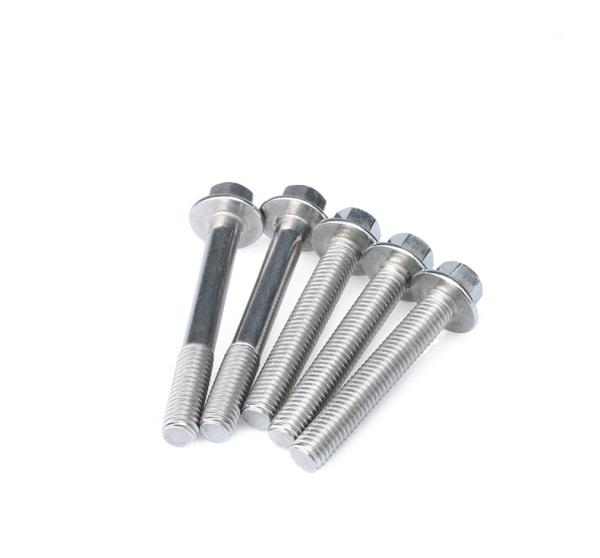 A2-70 Stainless Steel Hex Flange Bolts  Stainless Steel Flange Hex Head Screws  Stainless Steel Flange Bolts