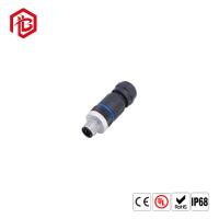 Conector impermeable instalable en el campo de codificación de la asamblea M12 de M12 X