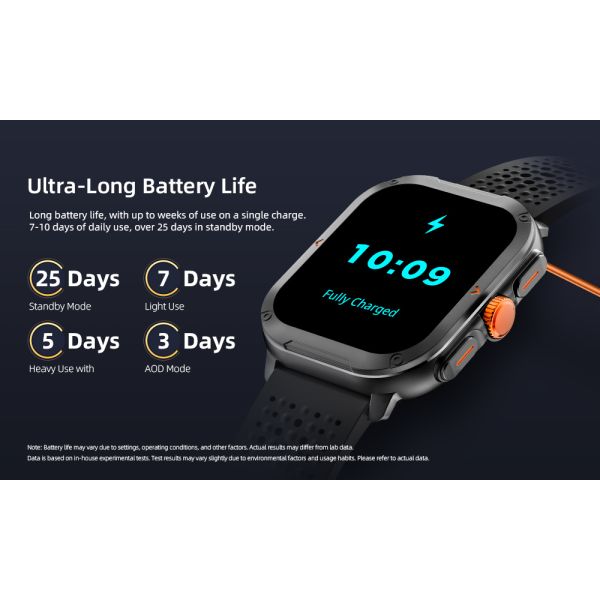 KW295 Smart Watch with Bluetooth Calling 100+ Sports Modes