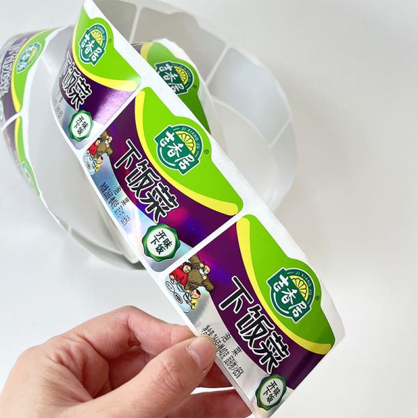 Factory Wholesale Customized Die Cut Transparent Packaging Labels Food Product Logo Printing Clear Vinyl Stickers Logo Custom