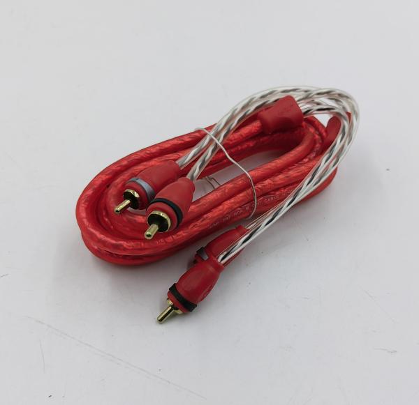 Soft PVC Jacket Copper RCA Cable With OFC Conductor In Any Color