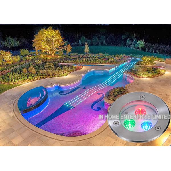 IP68  316 Stainless Steel Embedded LED Pool Light Underwater 3 Watt 50 - 60HZ