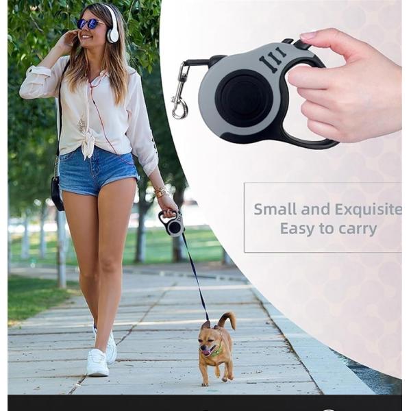 Heavy Duty Retractable Dog Lead Leash Adjustable Extendable Flexi Design 5m Length OEM/ODM