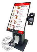 Quiosco lleno de la pantalla táctil 15,6 de la pulgada Cashless HD 1080P con la impresora del recibo
