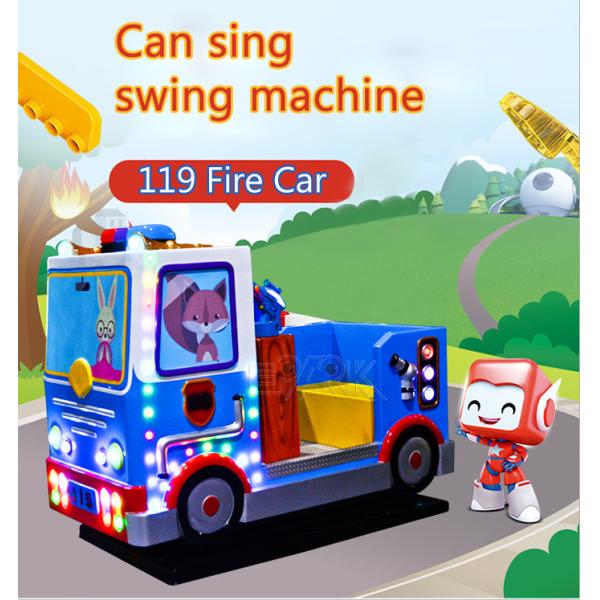 Educational Play Area Led Swing Car Amusement Baby Rocker Rides Toy Game Machine