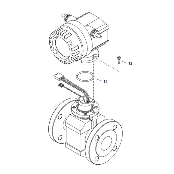Endress Hauser Electromagnetic Flow Meter 10W 50W Digital Type