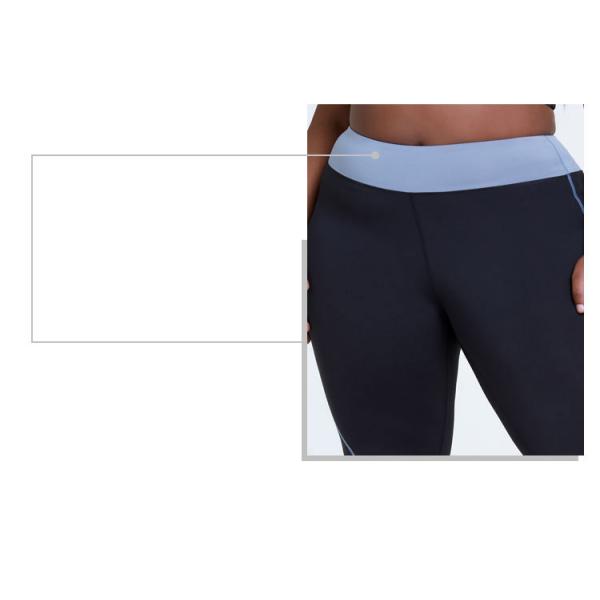 Splice Waist Tight Workout Shorts Womens Plus Size Biker Shorts moisture wicking