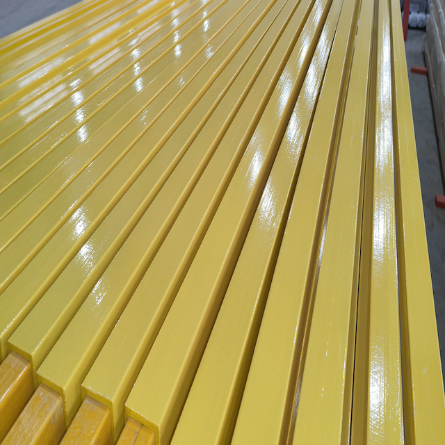 FRP rectangular tube by pultrusion process, brushing the surface with certain paint, to reach very high demand on surface smoothness and good-looking