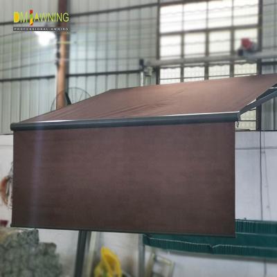 Cinza Negra Impermeável Toldo Retrátil Substituição de valente de toldo de 1,5 m