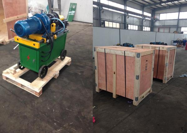 Hongli 40K Steel Rebar Thread Rolling Machine For Splicing 49 To 62 RPM